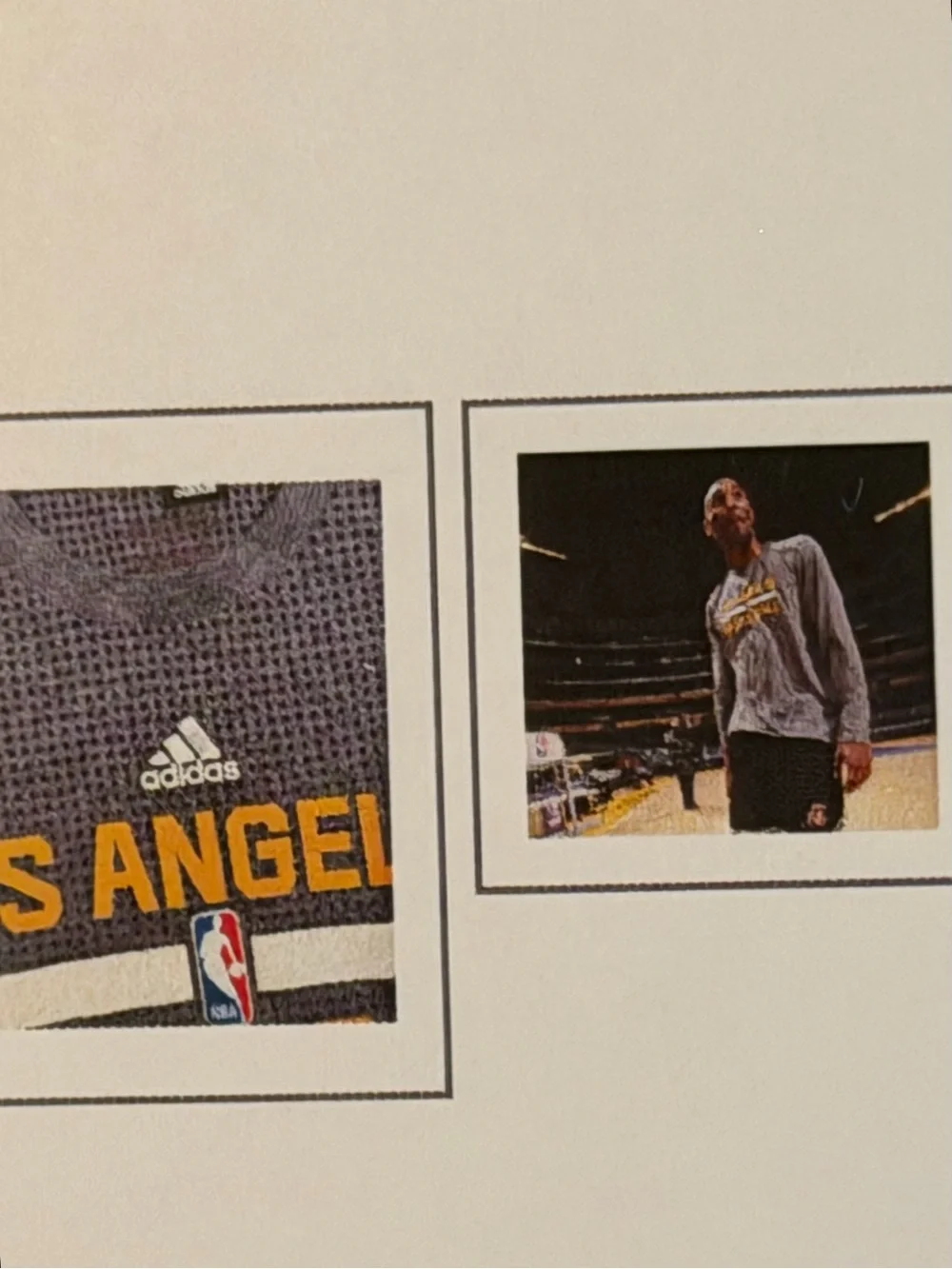 KOBE BRYANT 2015-2016 GAME WORN LONG SLEEVE PREGAME SHIRT FROM ASSISTANT COACH